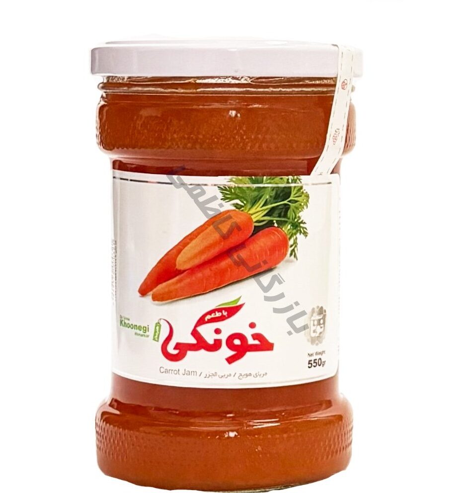 DBP0SmTWJzcsKS2N مربا هویج خونگی 550گرمی - تصویر 1
